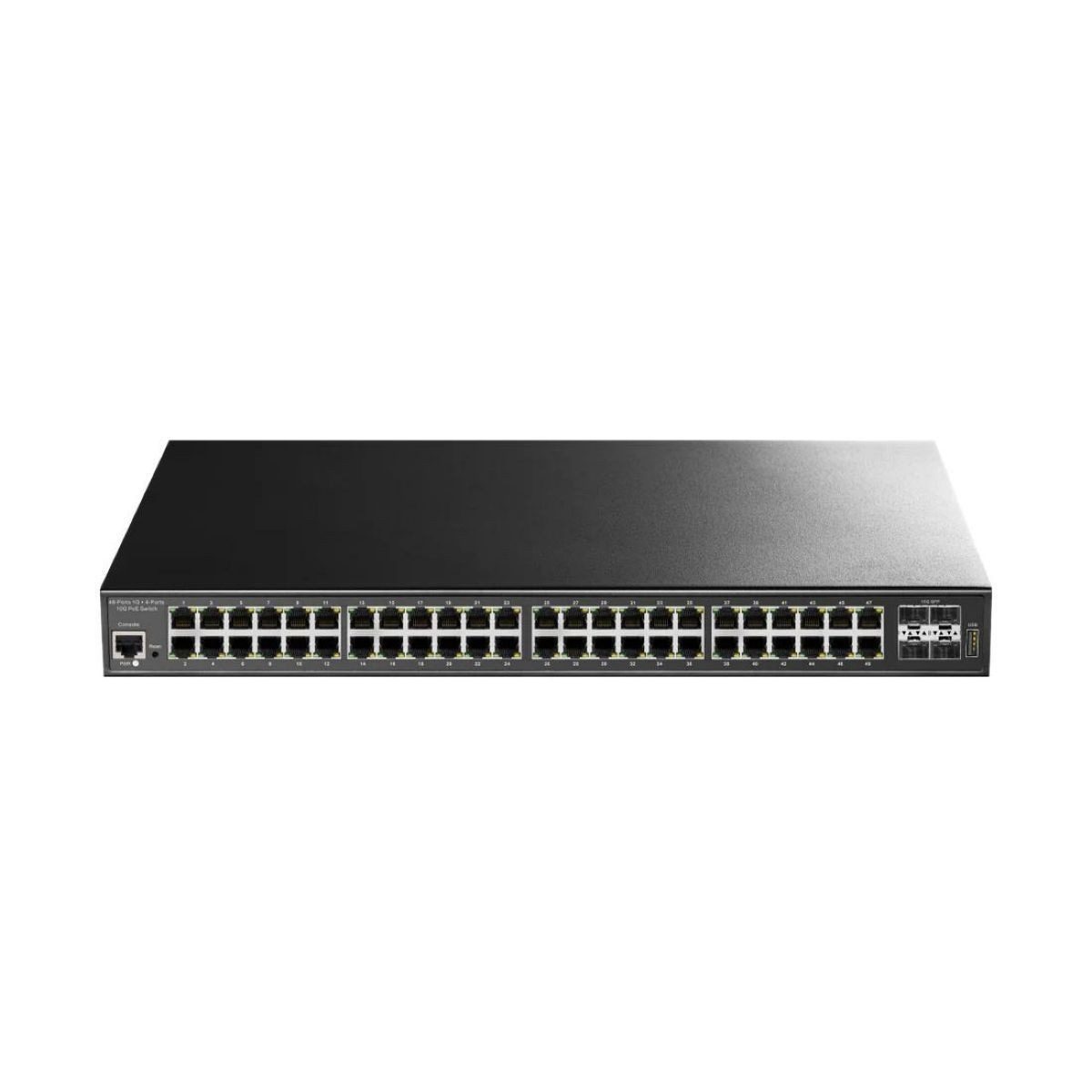 Switch L2 Administrable 48 Puertos Gigabit PoE+ Con 4 Sfp+ 10G