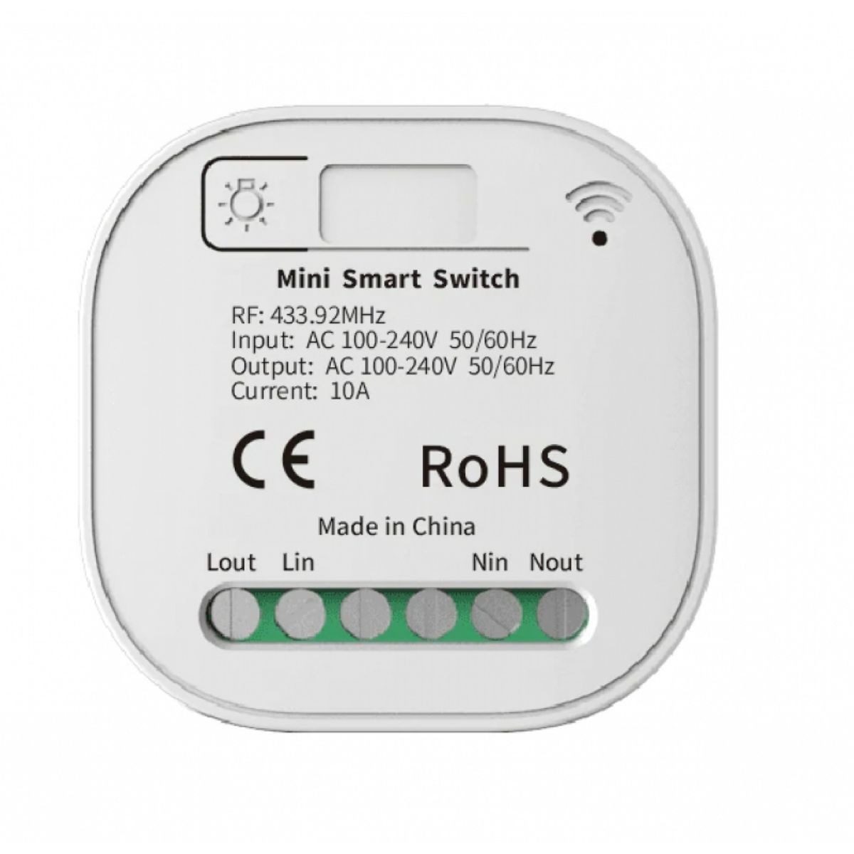 Receptor Controlador RF 433MHZ 1 Canal