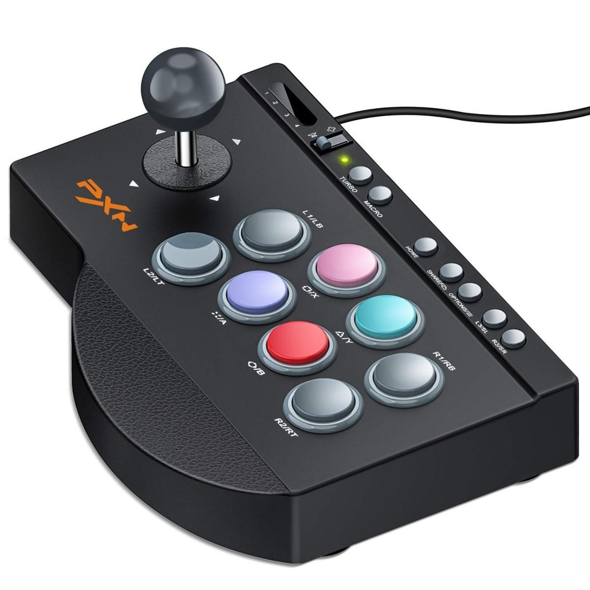 Volante Gaming USB Vd4 Dd Base Con Pedales Y Soporte Para Mesa
