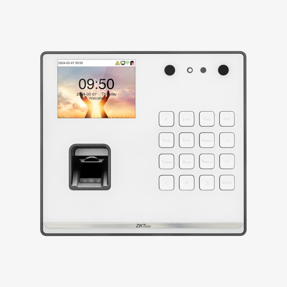 Terminal De Asistencia Biométrica Con Reconocimiento Facial, Huella Y RFID