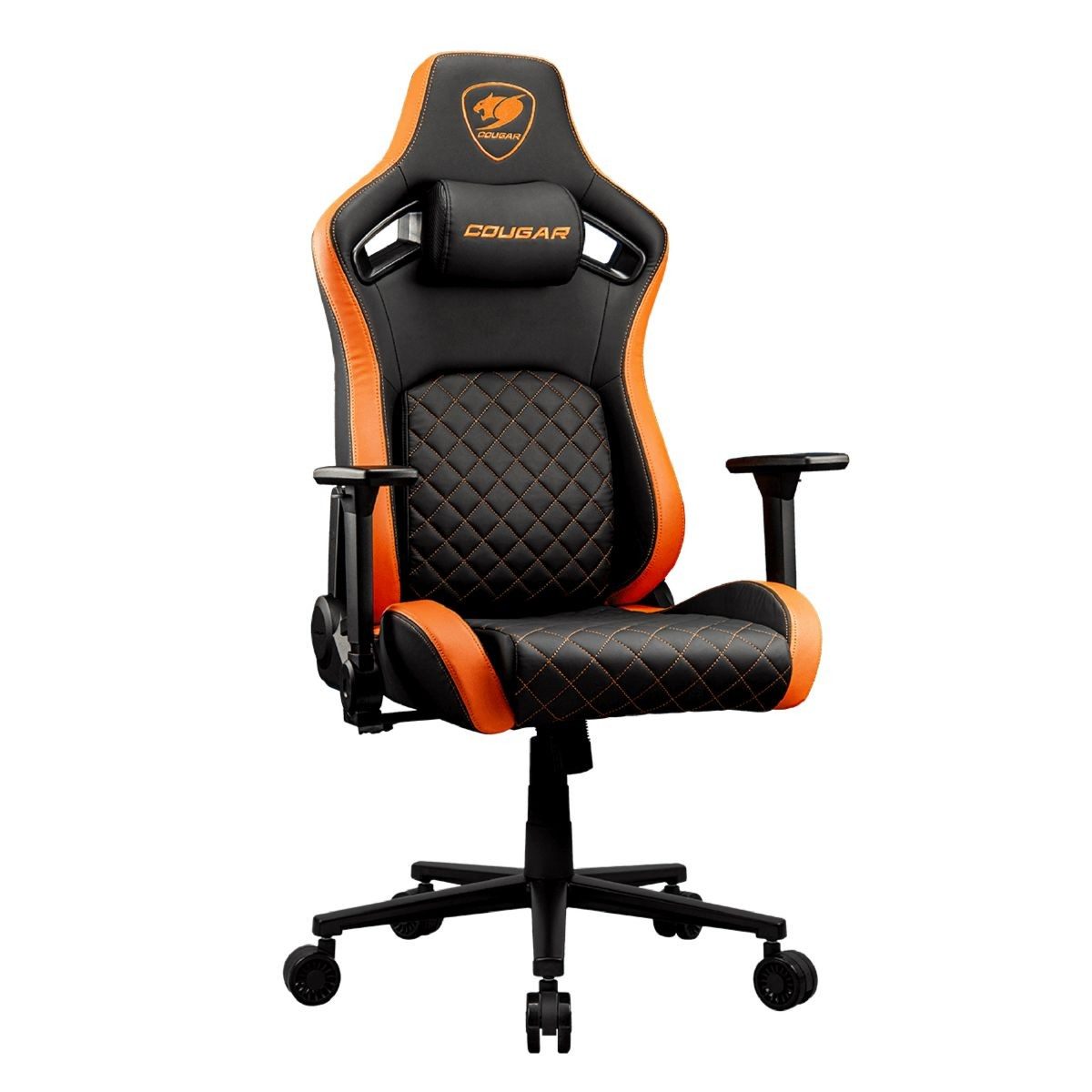 Silla Gamer Negro Cuero Sintético Reposabrazos 3D Reclinable 120kg