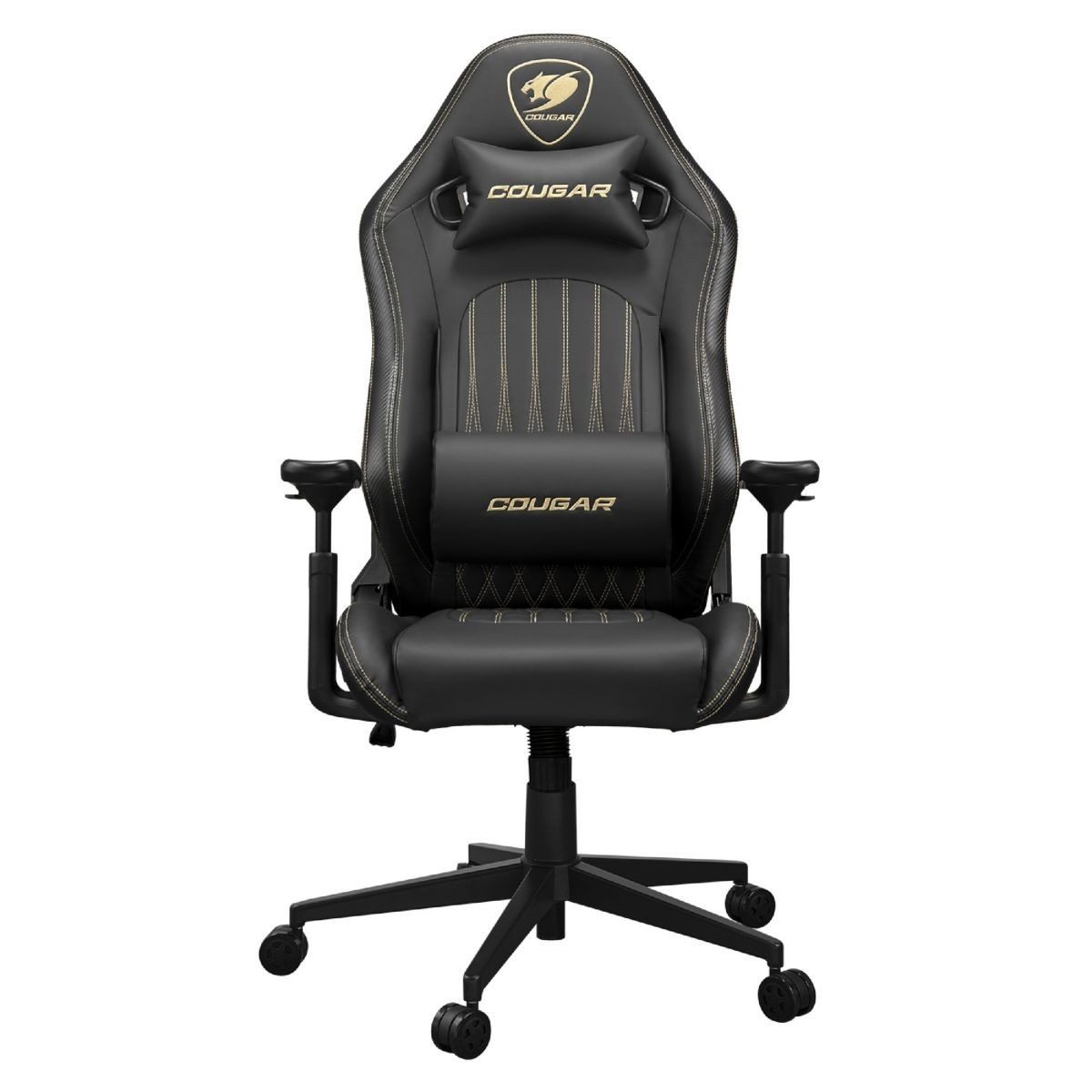 Silla Gamer Negra De Cuero PVC
