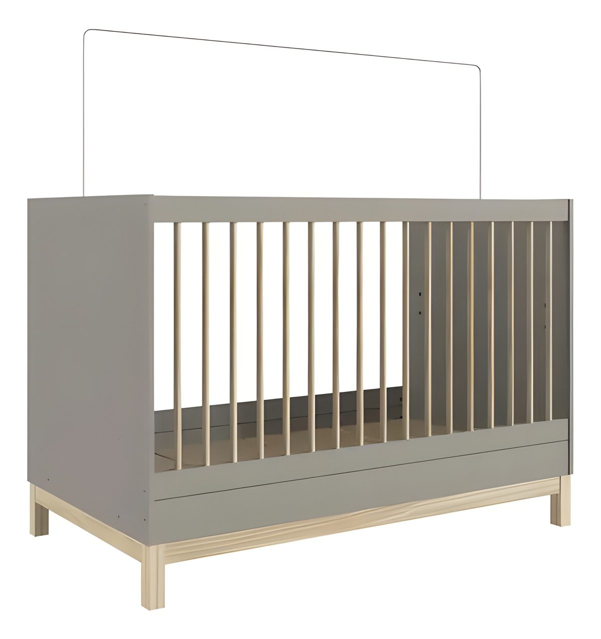 Cuna Gris 133x93x76.5 cm
