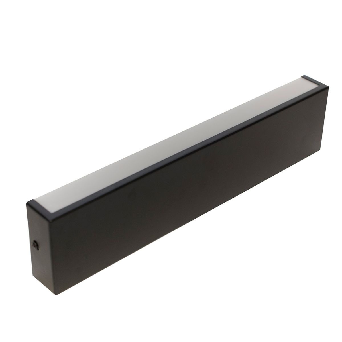 Aplique De Luz LED Bidireccional Para Pared Negro