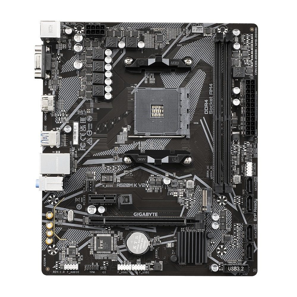 Motherboard A520 Micro Atx Socket Am4 Ddr4 Para Ryzen 3000/4000/5000