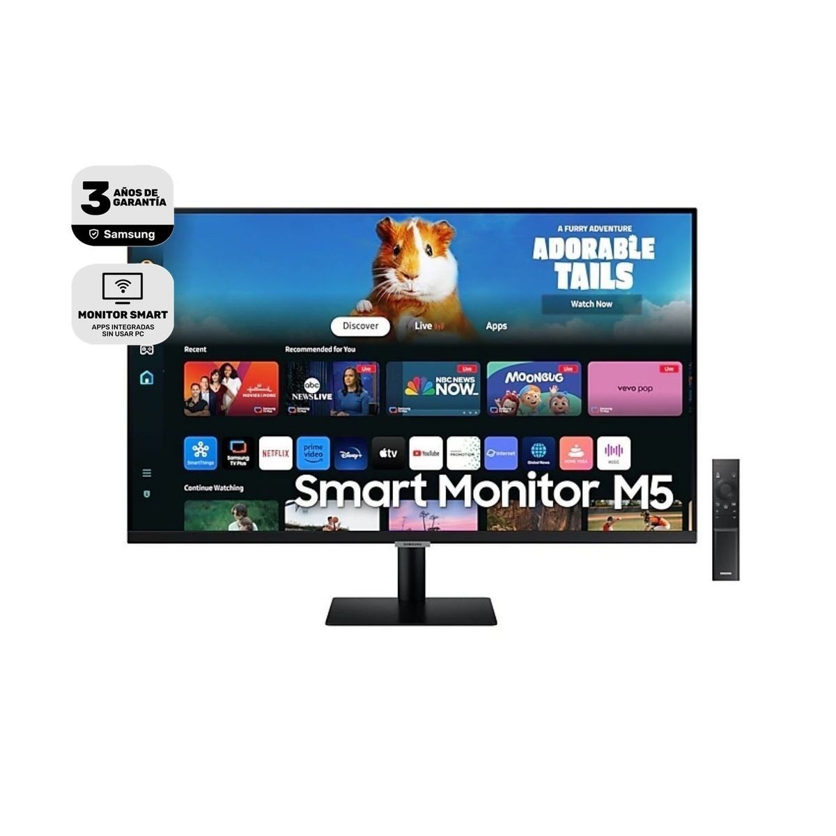 Monitor Smart 32" FHD 60Hz Va Negro