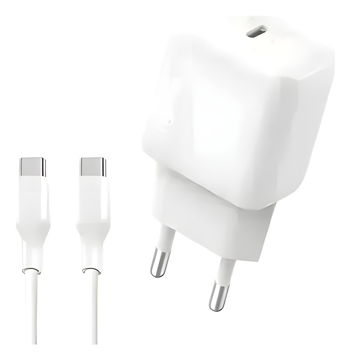Cargador De Pared USB-C 35W Gan Blanco