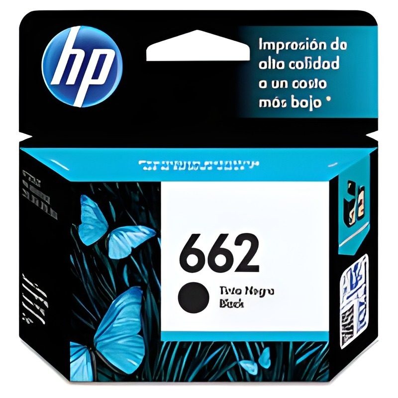 Cartucho De Tinta Hp 662 Negro Original Ink Advantage Para Deskjet 1516