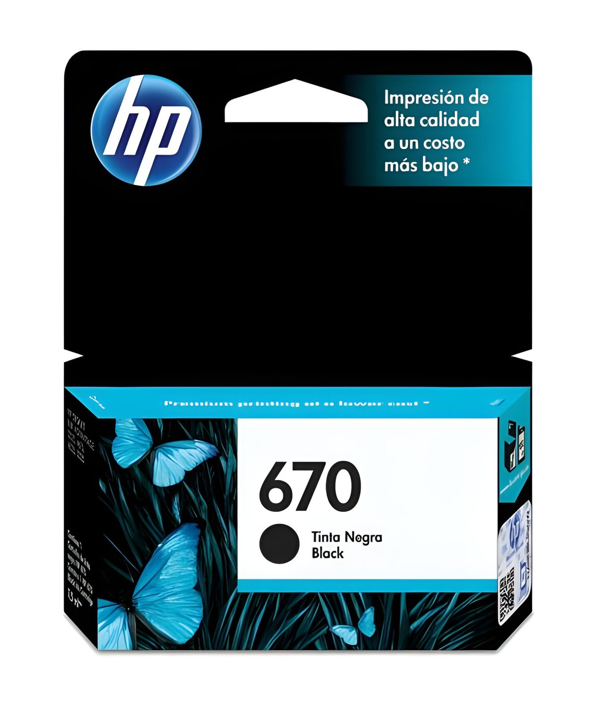 Cartucho De Tinta Hp 670 Negro 14 Ml Original