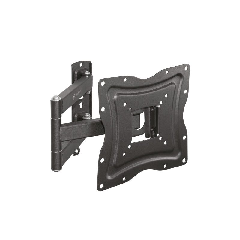 Soporte De Pared Para Pantalla 13-46" Acero Negro Tilt Y Swivel