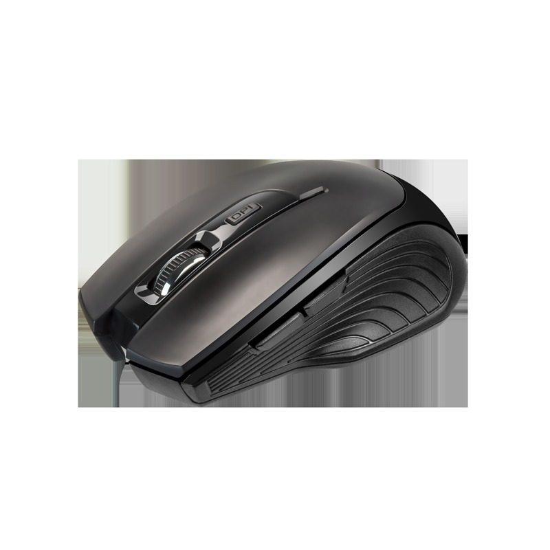 Ratón Inalámbrico 2.4 GHZ Negro 1600 Dpi