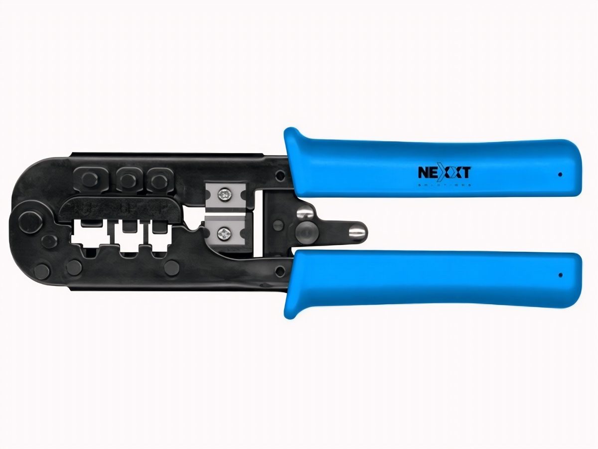 Alicate De Crimpado Modular Ratchet Para Cables De Red