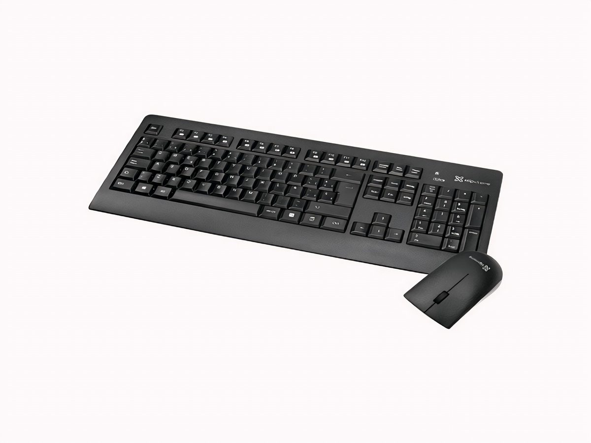 Combo Teclado + Ratón Inalámbrico 2.4GHZ Negro