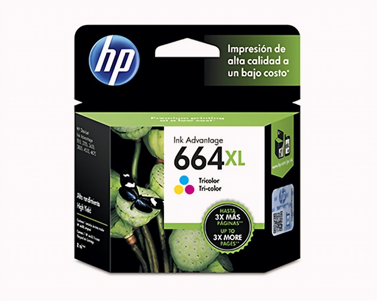 Cartucho De Tinta Hp 664XL Tricolor