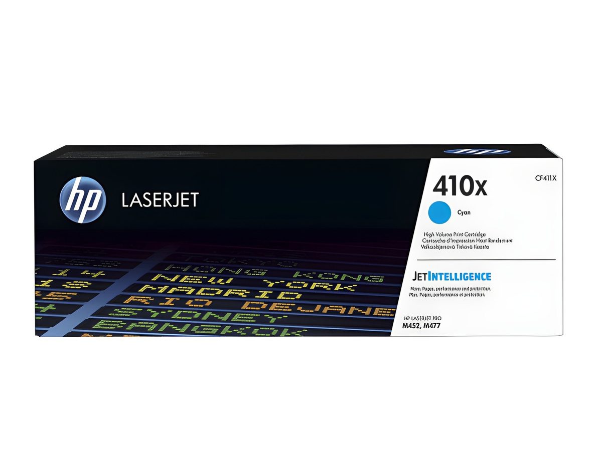 Tóner Hp 410X Cf411x Cián Alto Rendimiento