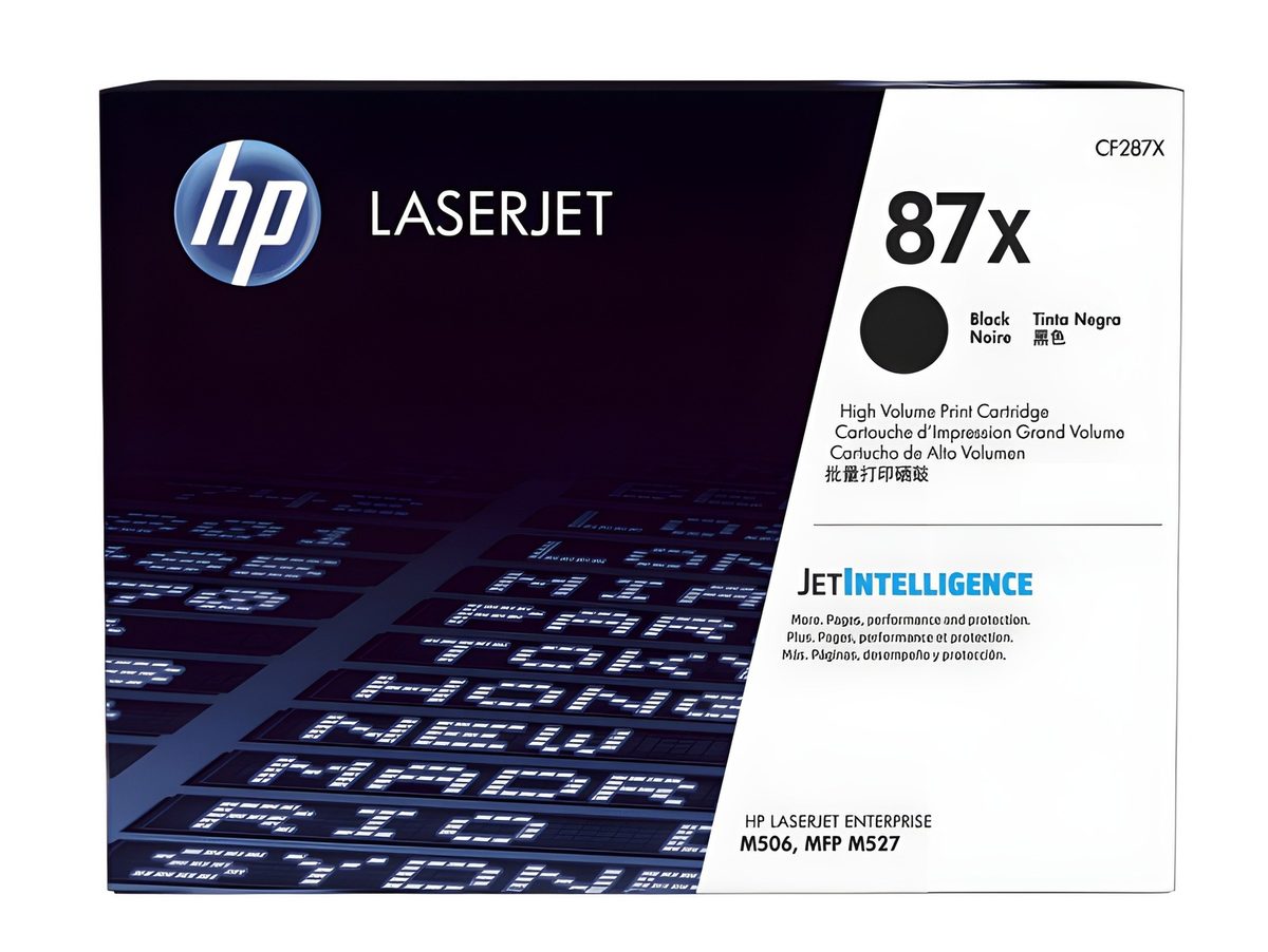 Tóner Original Hp 87X Negro Alto Rendimiento