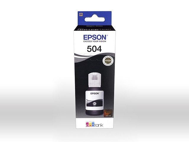 Botella De Tinta Epson 504 Negro 127 Ml