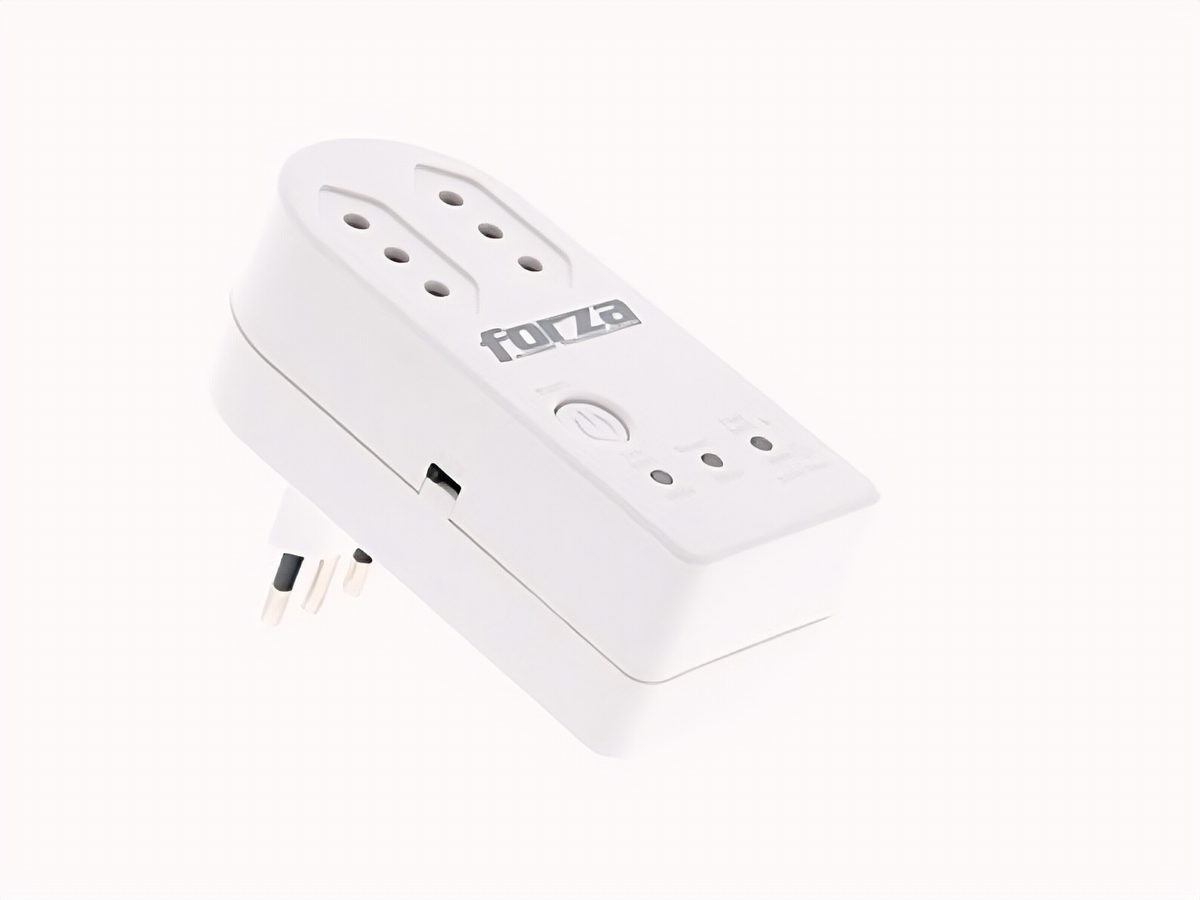 Protector De Voltaje Ac 220V 2 Tomas De Corriente
