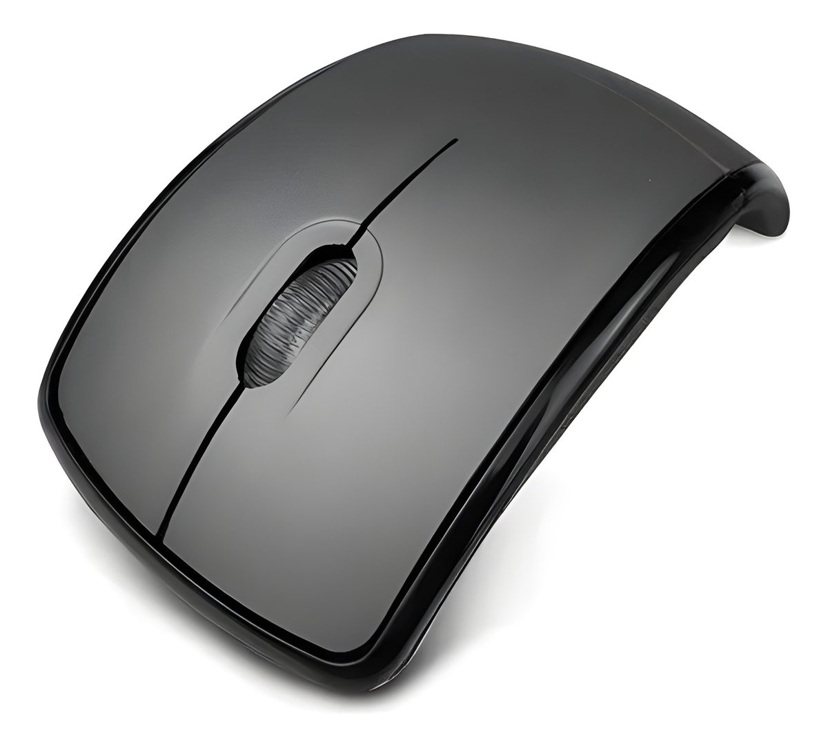 Mouse Inalámbrico 2.4 GHZ Gris 1000 Dpi 3 Botones Plegable