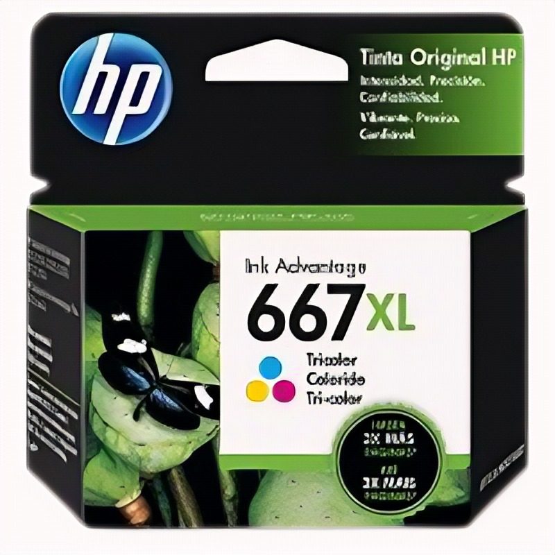 Cartucho De Tinta Hp 667XL Tricolor Original
