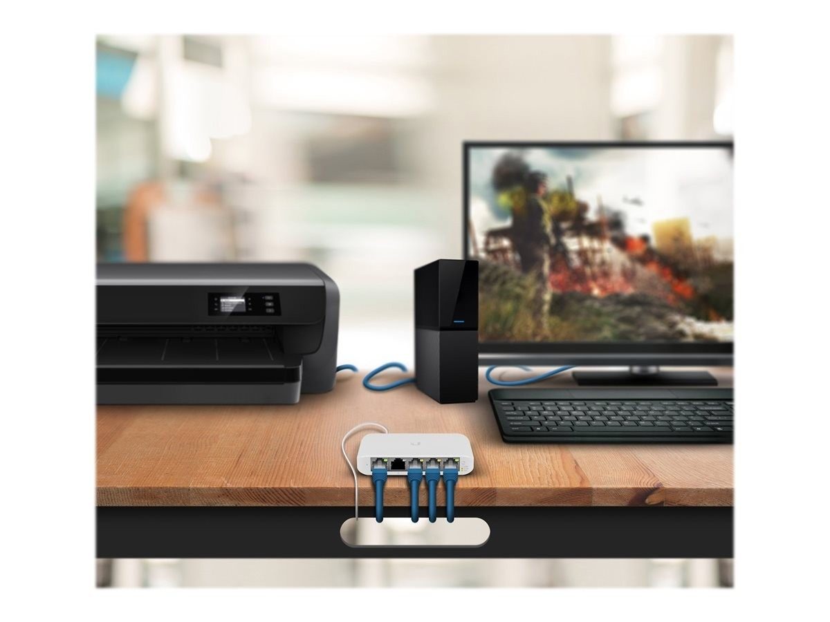 Switch Administrable 5 Puertos Gigabit PoE+