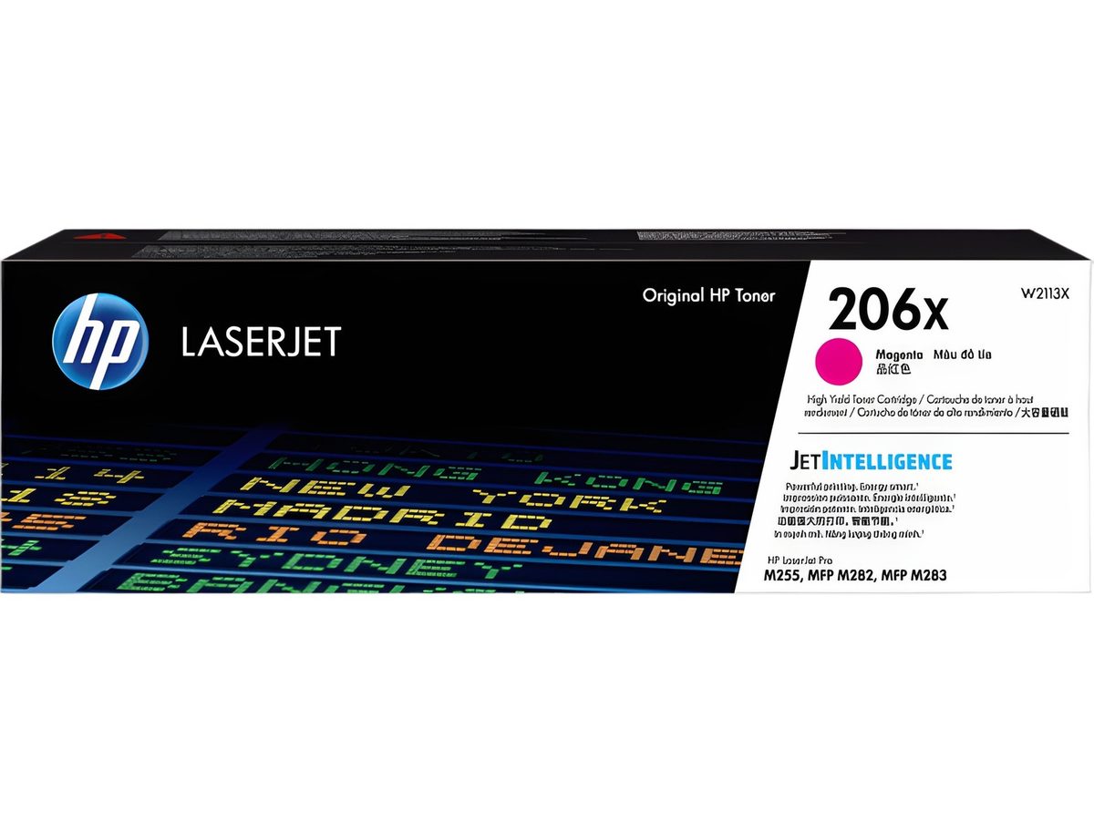 Tóner Original Hp 206X Magenta Alto Rendimiento