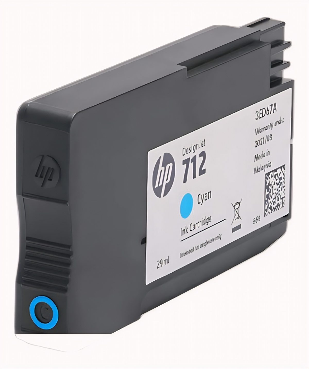Tinta Hp 712 Cian 29ml Pack X3 Para Designjet