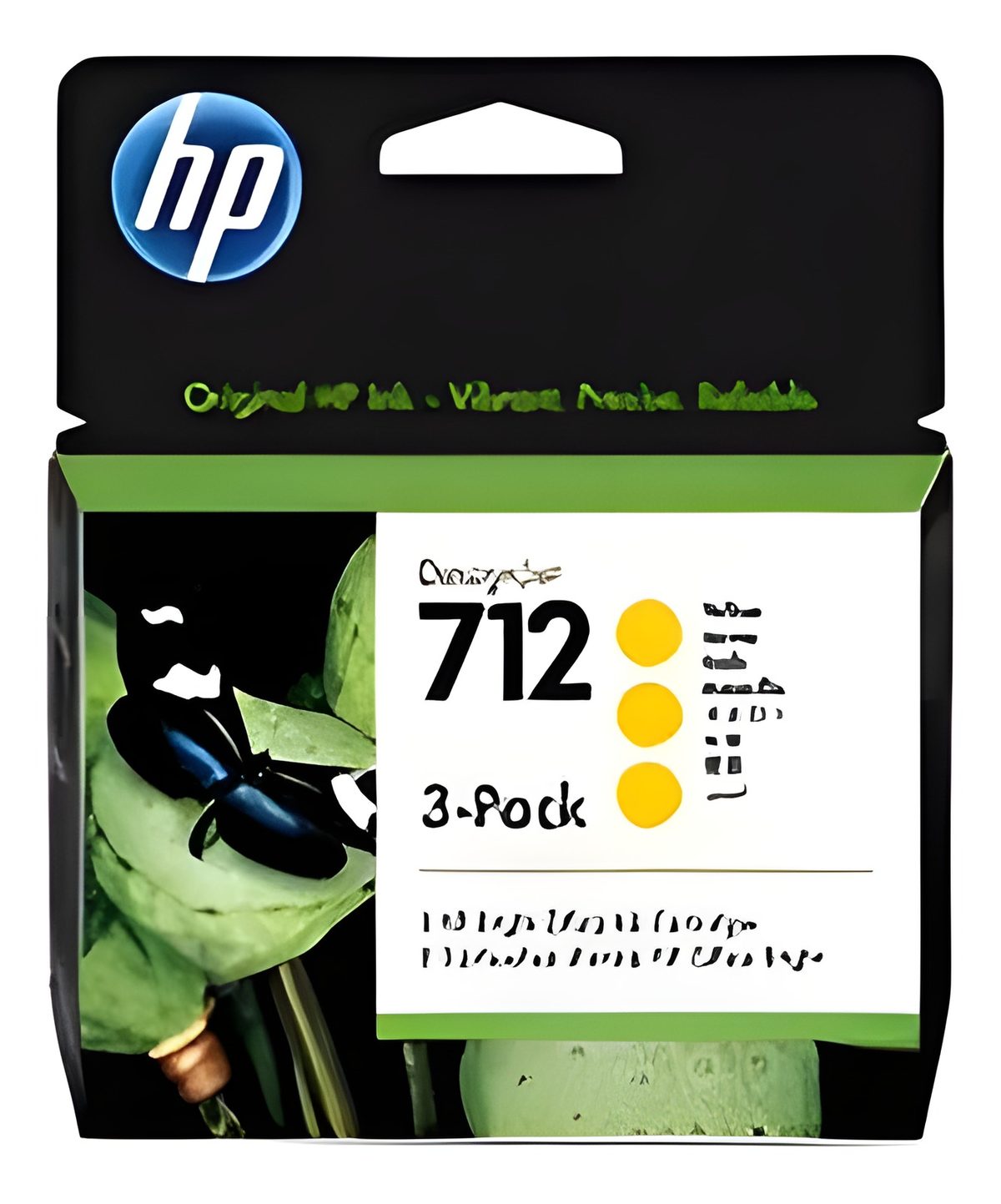 Cartucho De Tinta Hp 712 Amarillo 29 Ml Paquete De 3 Para Designjet