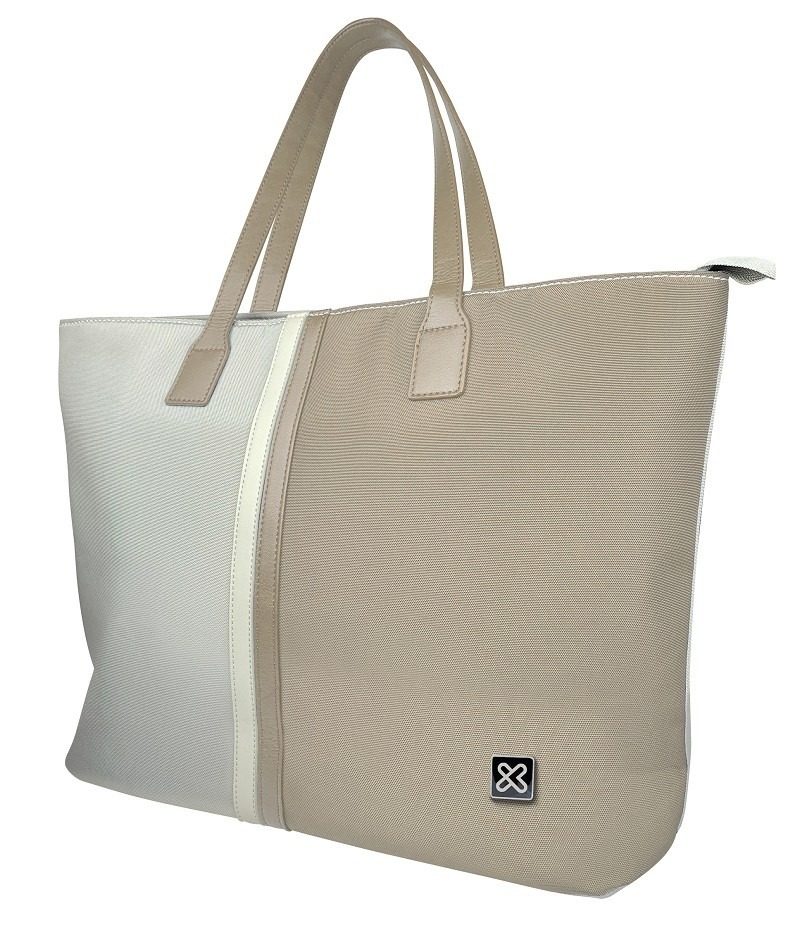 Bolso Para Laptop 15.6" Beige/Blanco