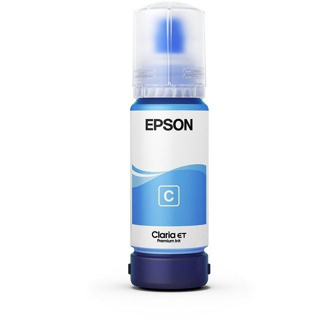 Tinta Epson T555 Cián Para Ecotank L8160, L8180