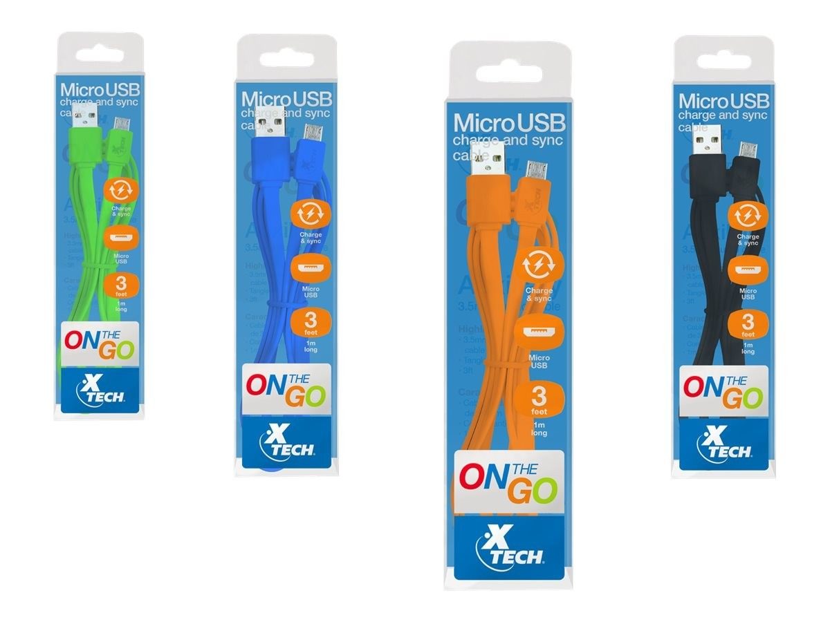 Cable USB-A A Micro-USB 1 M Pack De 10 Unidades