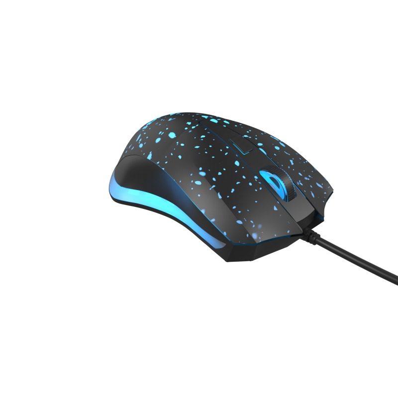 Ratón Gaming Cableado 3600dpi Negro