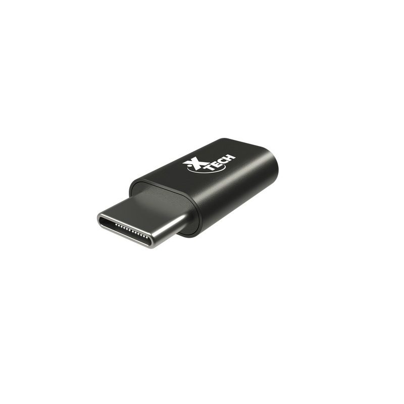 Adaptador USB-C A Micro-USB Negro