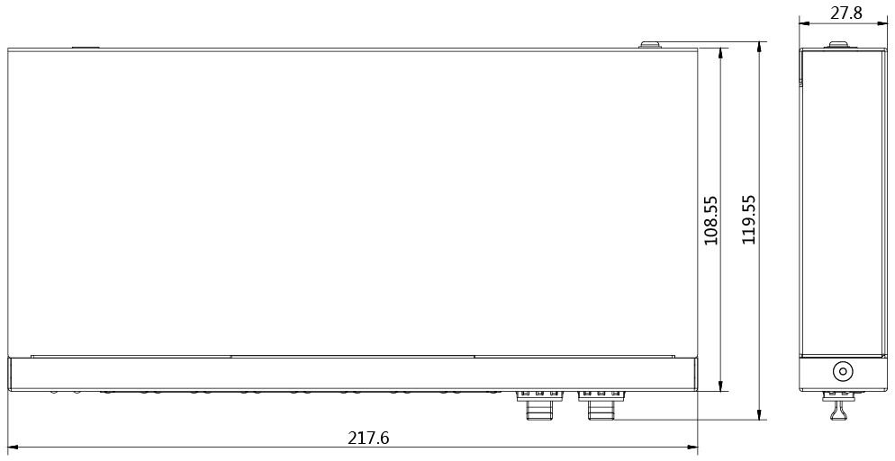 Switch Administrable L2 8 Puertos Gigabit 2 Uplinks SFP PoE+ 110W