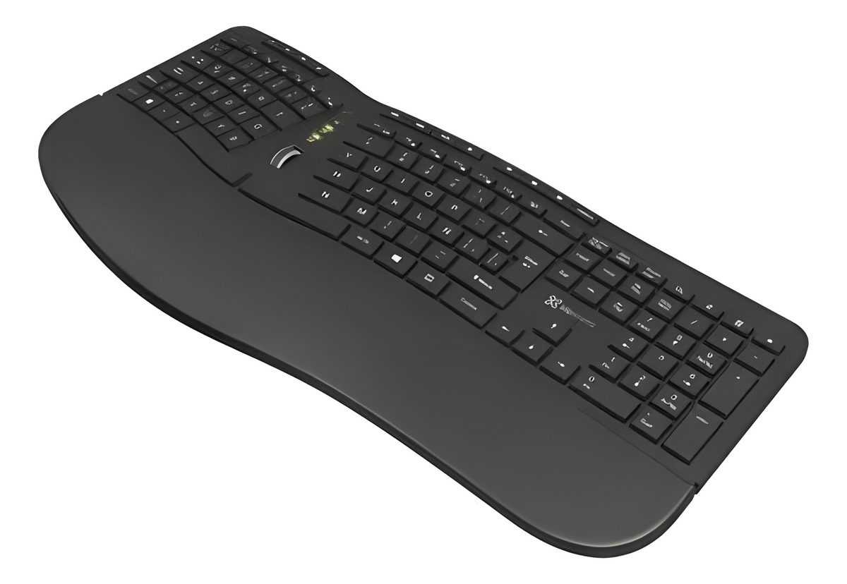 Teclado Inalámbrico Ergonómico 2.4 GHZ En Español