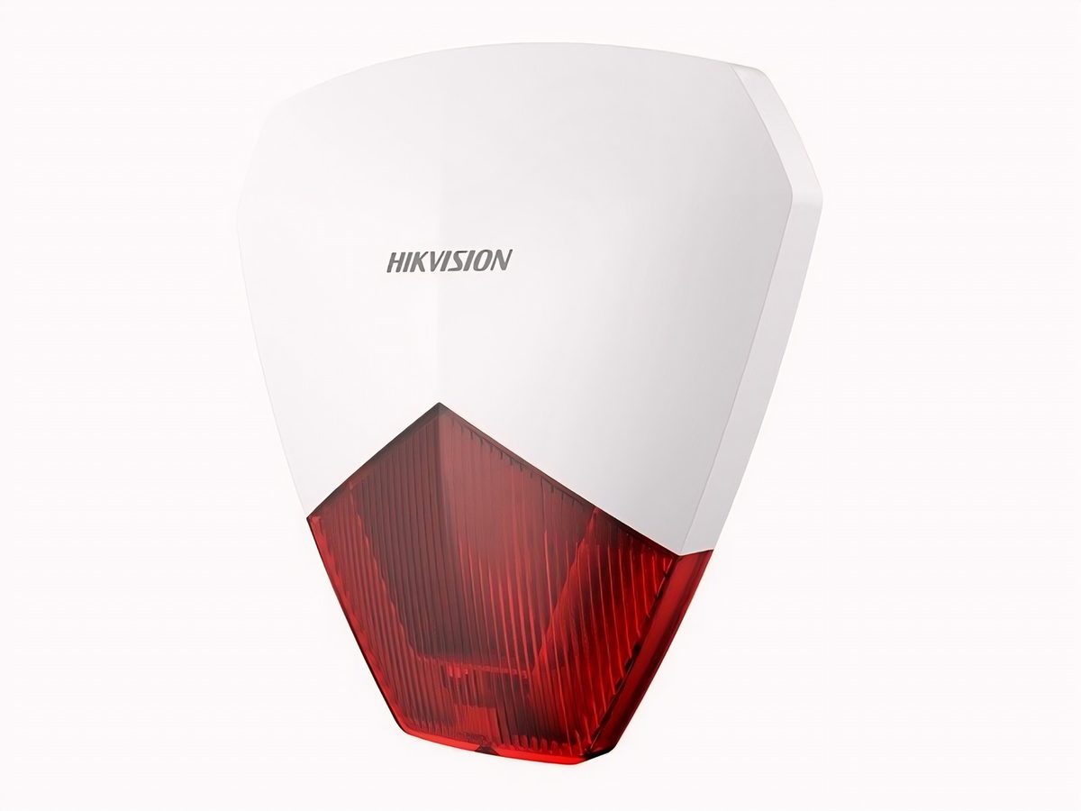 Sirena Cableada Para Exterior Con LED Rojo