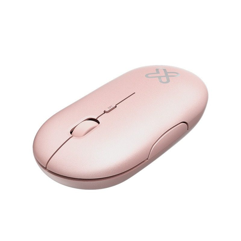 Ratón Inalámbrico 2.4 GHZ Rosa Slim 1600 Dpi 4 Botones