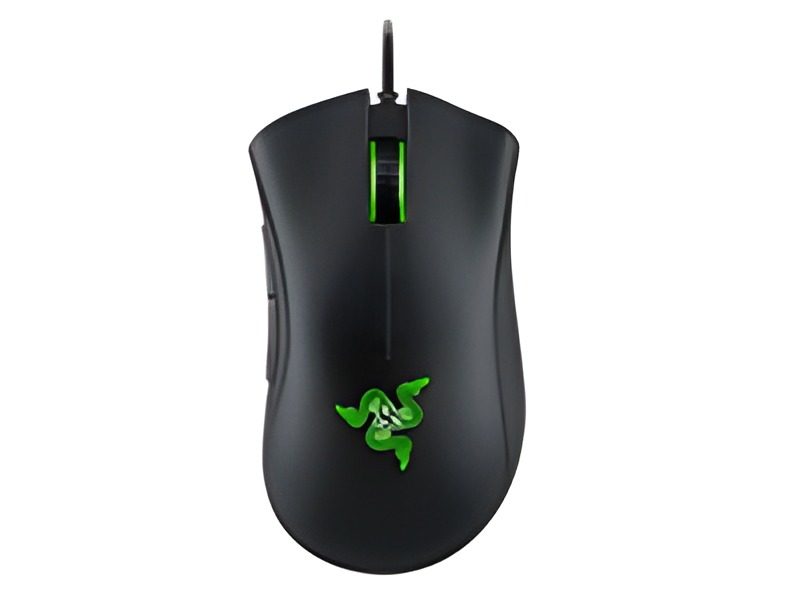 Mouse Gamer Ergonómico Cableado Negro