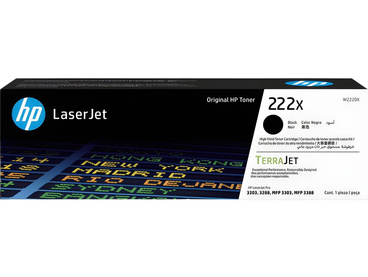 Tóner Hp 222X W2220x Negro Alto Rendimiento