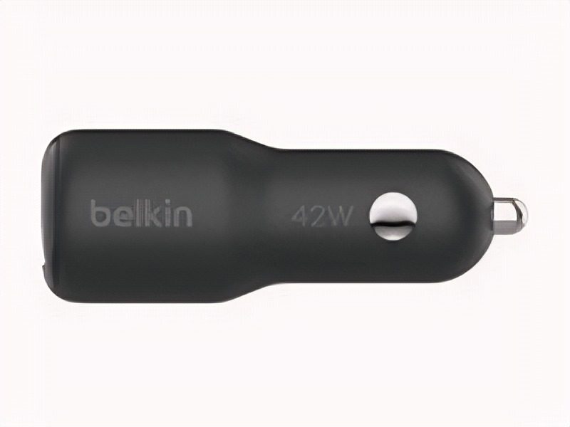 Cargador De Auto 42W Con 1 Puerto USB-C Y 1 USB-A
