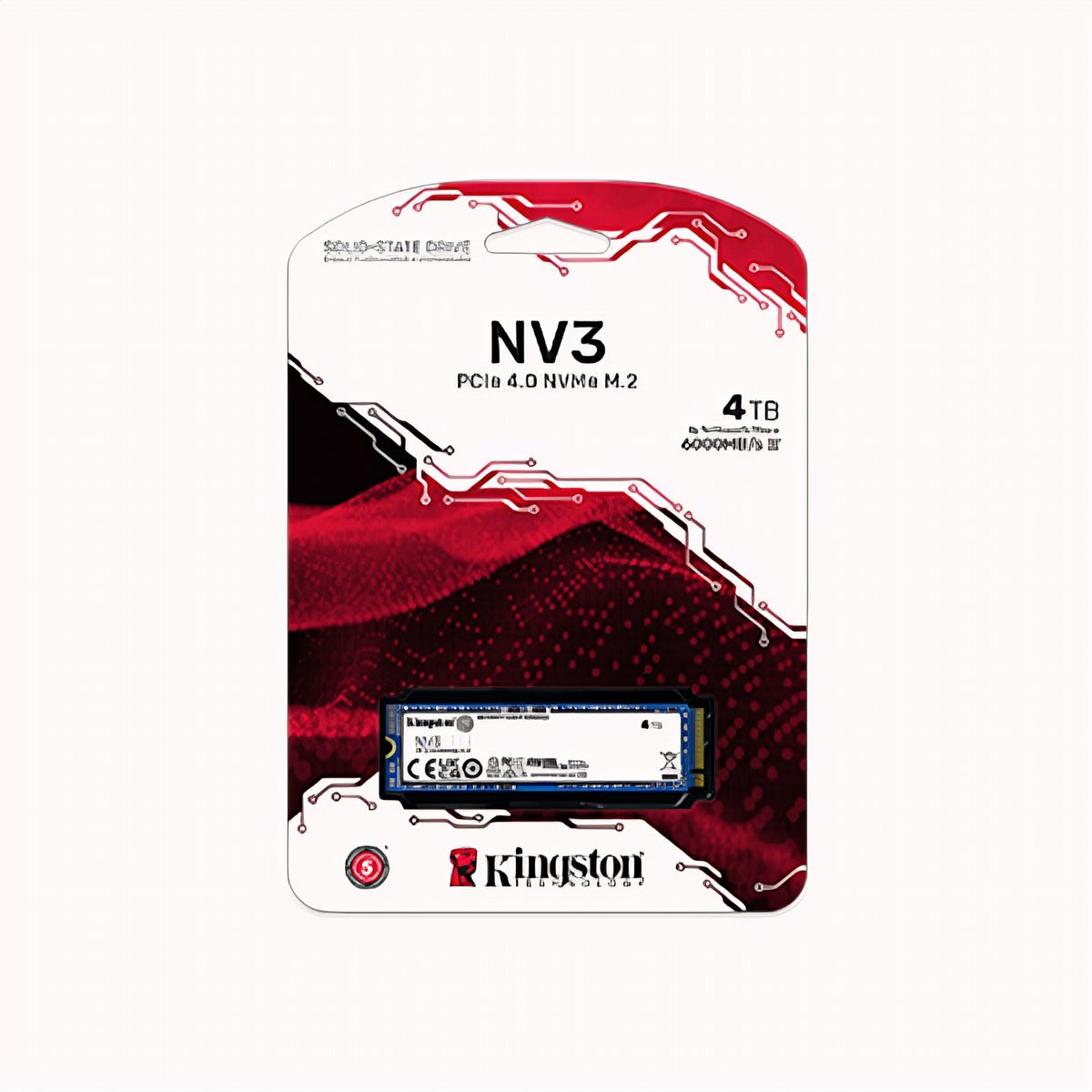 Disco SSD NVME M.2 2280 4TB Pcie 4.0