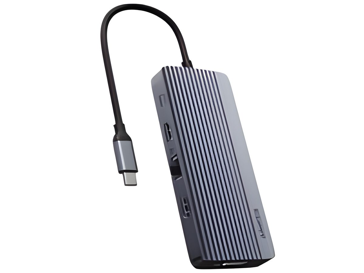 Hub USB-C 10 En 1 Con Doble Pantalla