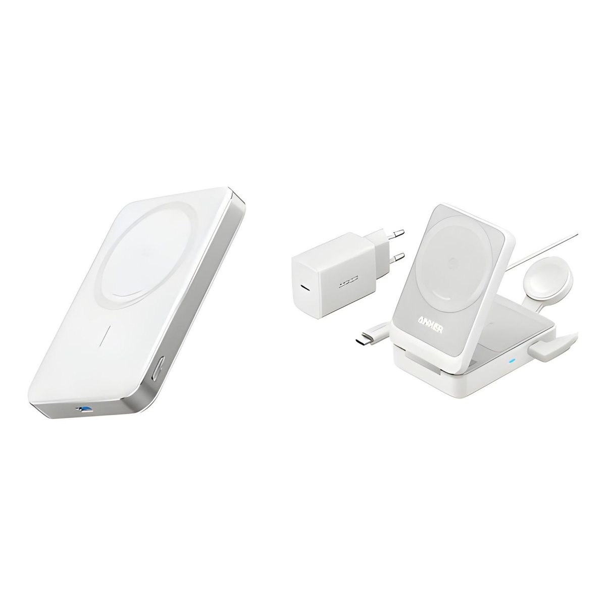 Cargador Inalámbrico 3 En 1 15W Qi2 Plegable