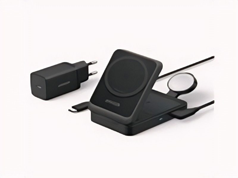 Cargador Inalámbrico 15W Qi2 3-En-1