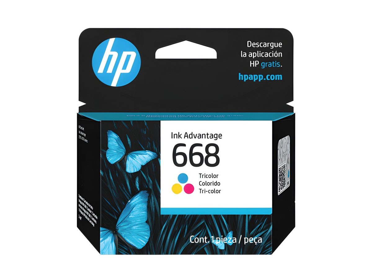 Cartucho De Tinta Hp 668 Tricolor Original