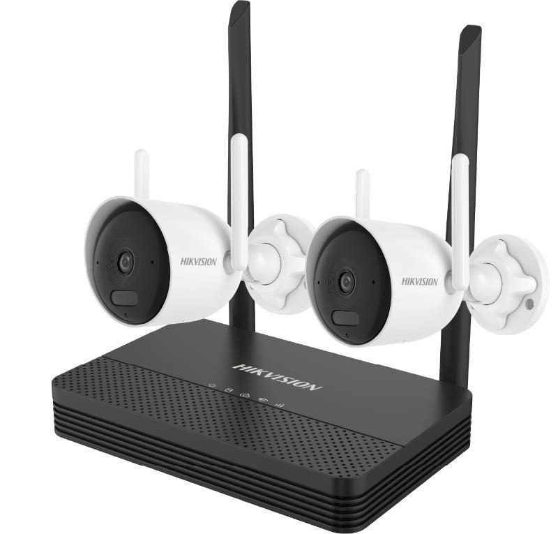 Kit De Videovigilancia WiFi 4 Canales Con 2 Cámaras Bullet 2MP