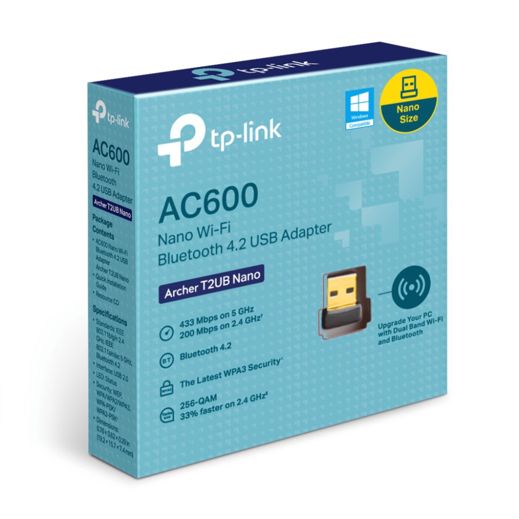 Adaptador USB WiFi Dual Band Ac600 Con Bluetooth 4.2