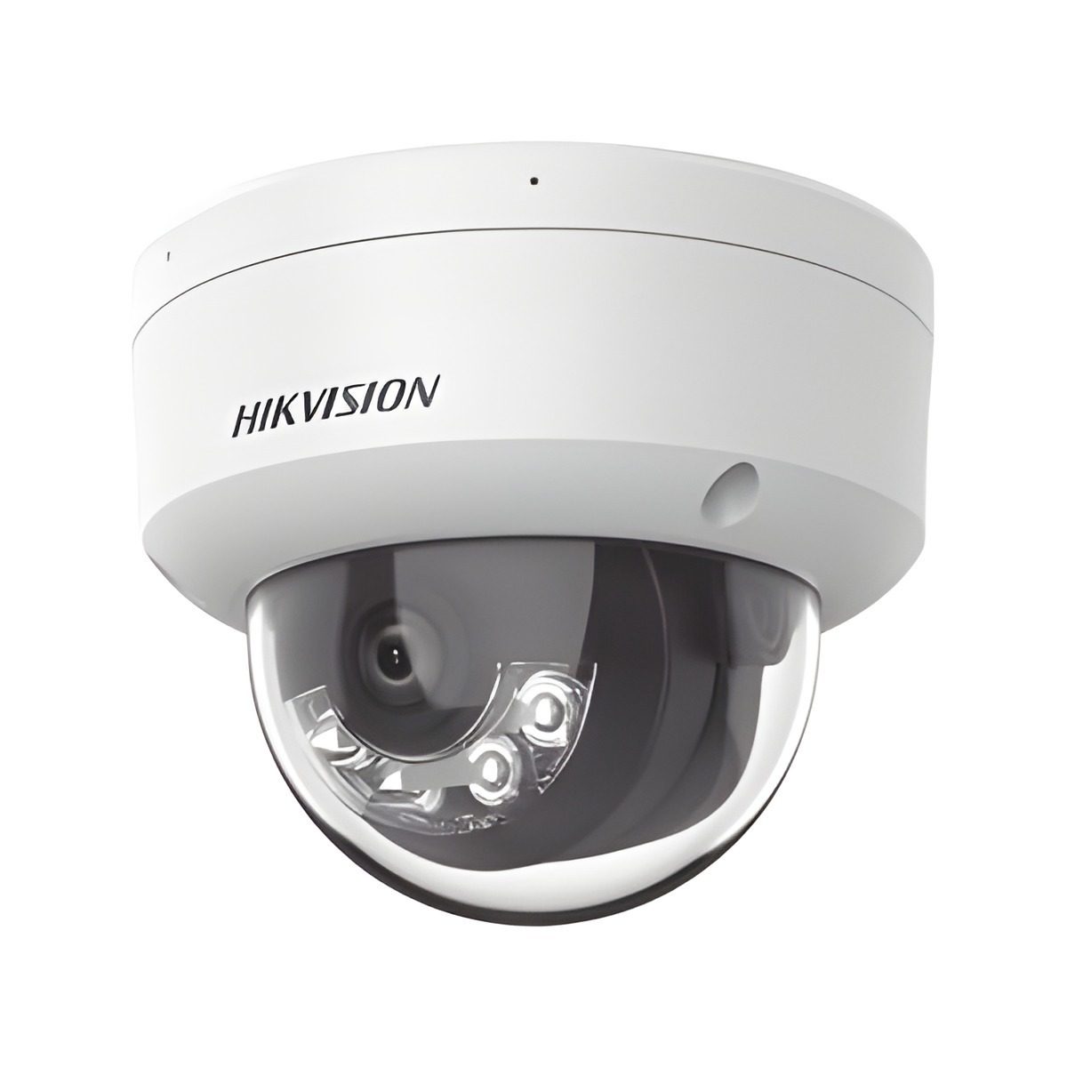 Cámara Domo IP 2MP 2.8mm Luz Blanca E Infrarroja 30m Con Micrófono