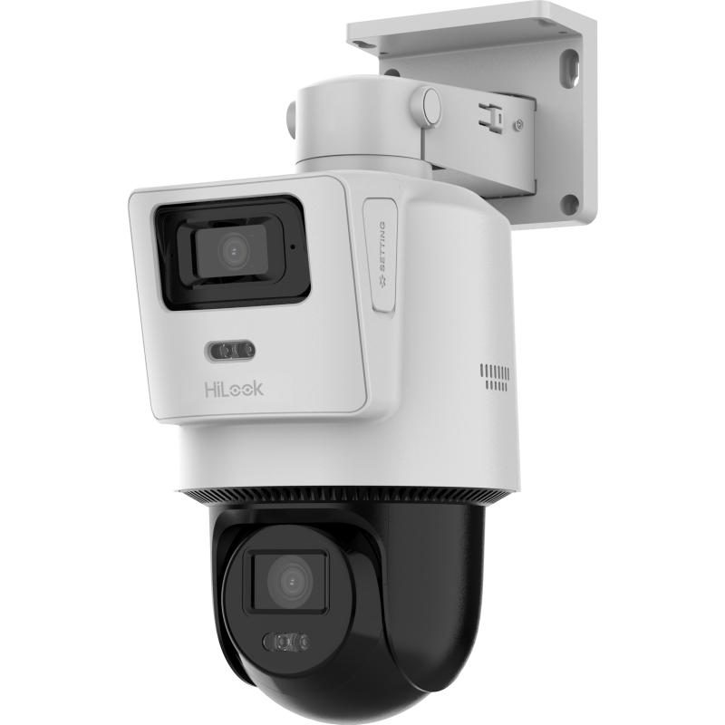 Cámara IP PTZ 4MP + 4MP Doble Sensor Con Audio Bidireccional