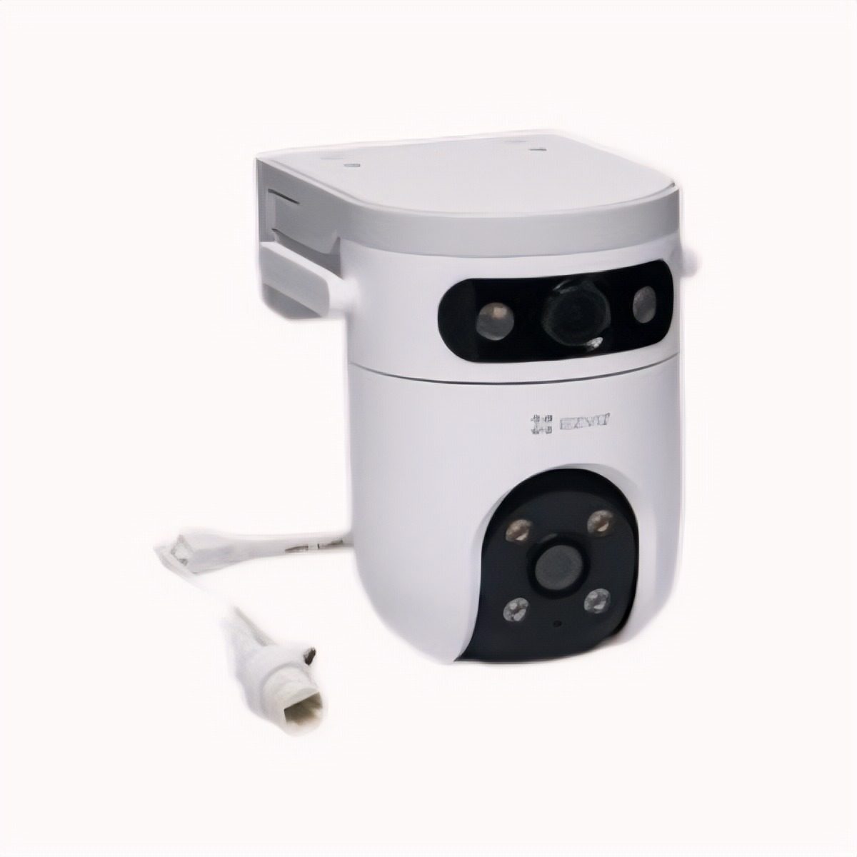 Cámara IP WiFi 2K Doble Lente Exterior Visión Infrarroja Audio Bidireccional